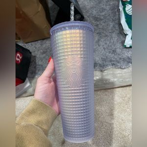 Starbucks Iridescent Matte Grid Venti Tumbler